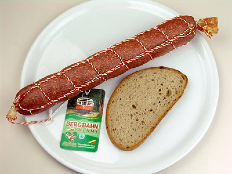 Bergbahnsalami, 500 g Rohfüllgewicht